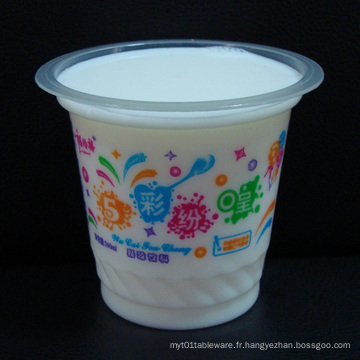 Tasse en plastique de vaisselle jetable, tasse jetable